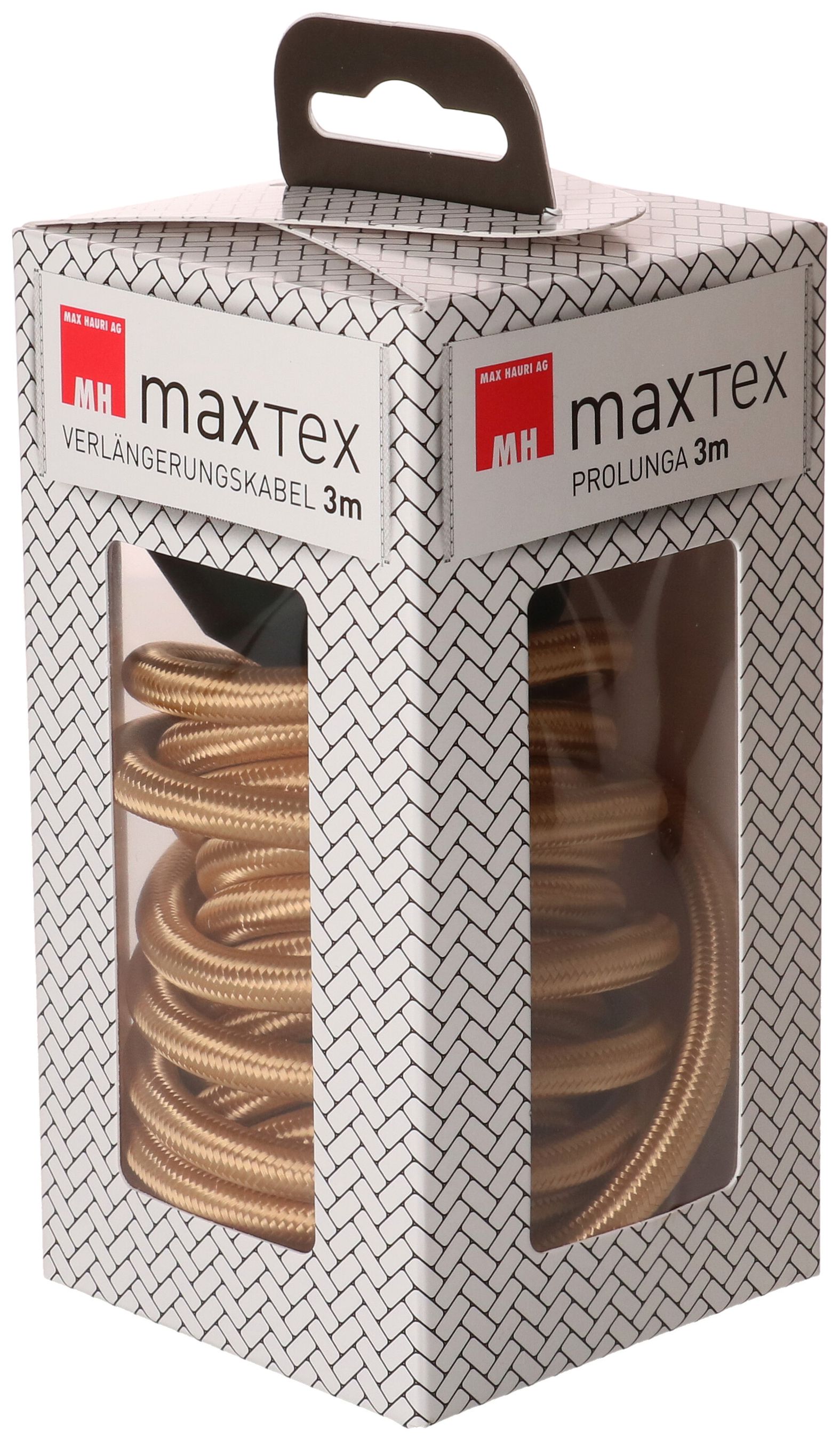 Rallonge textile H05VV-F3G1.0 3m or type 12 / type 13