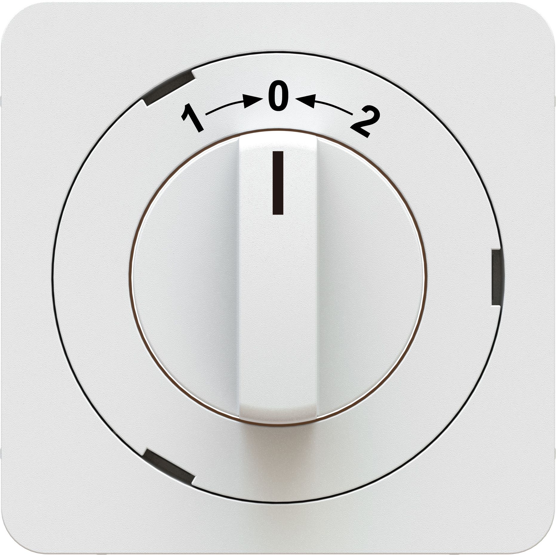 contact pivotant inverseur/1L 1=>0<=2 insert +plaque fr. priamos