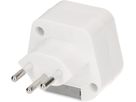 Reiseadapter Typ 12 / Grossbritannien 3-polig weiss