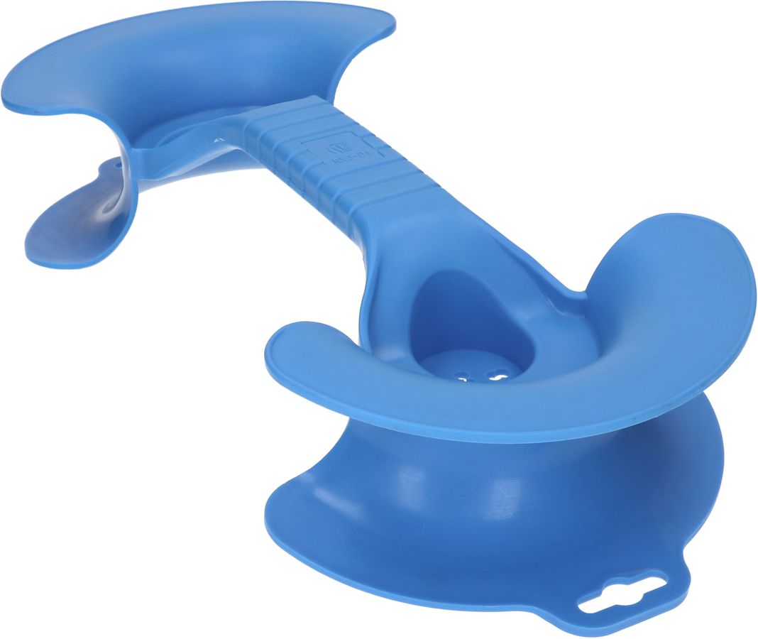 haltère à câble bleu avec poignée ergonomique