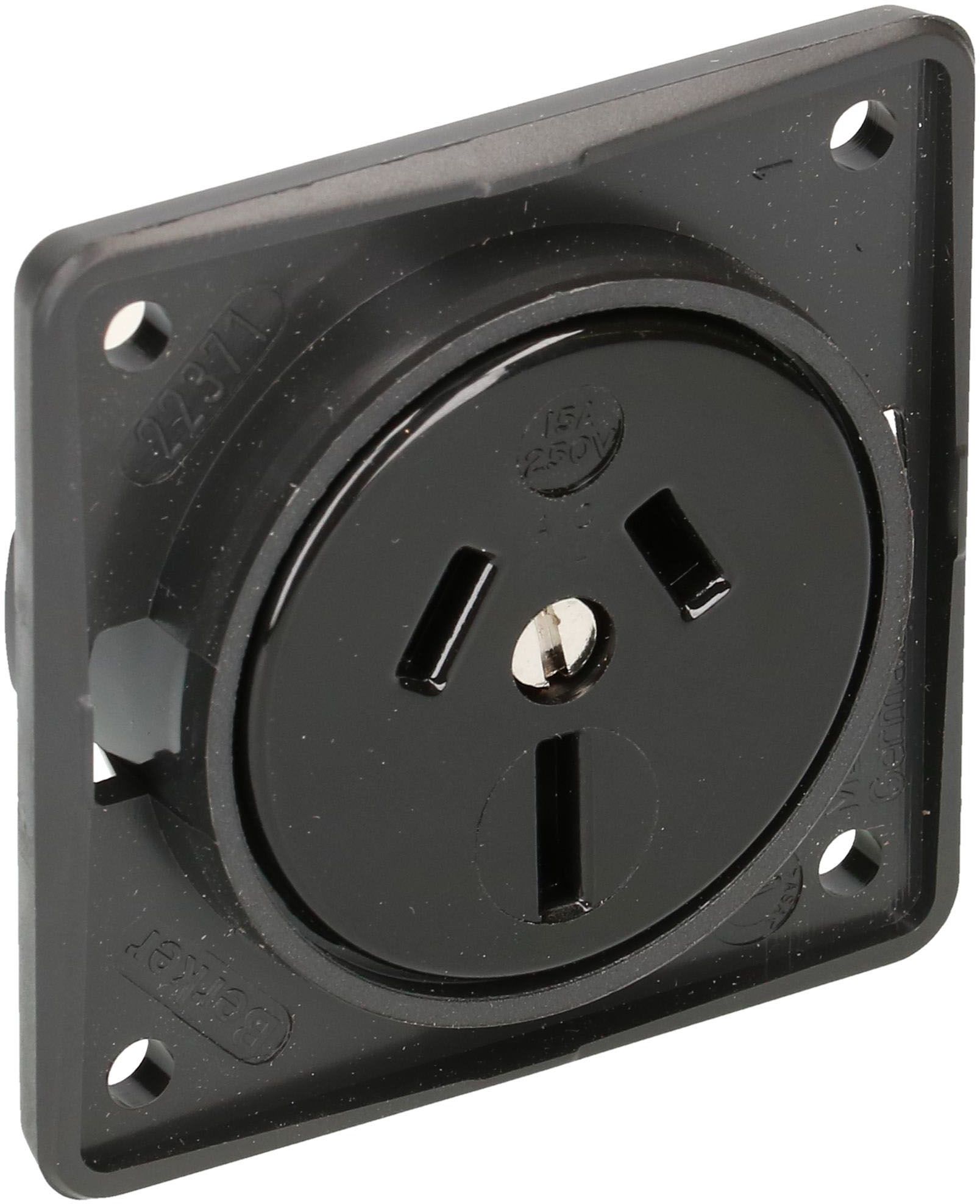 prise 1x type I appareil avec plaque frontale Berker Integro ant.