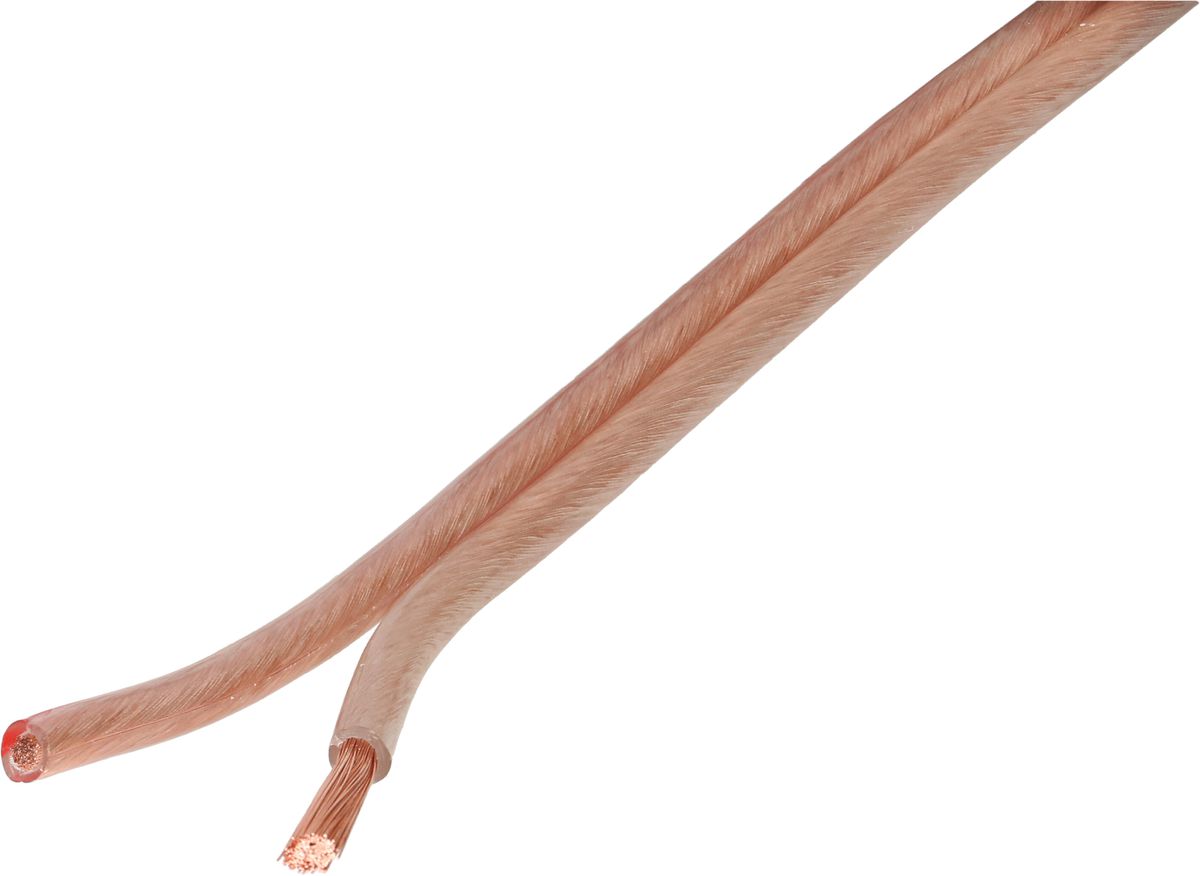 Lautsprecherkabel 2x4.0mm² 10m transparent