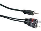 adaptateur en Y audio stéréo 3m noir