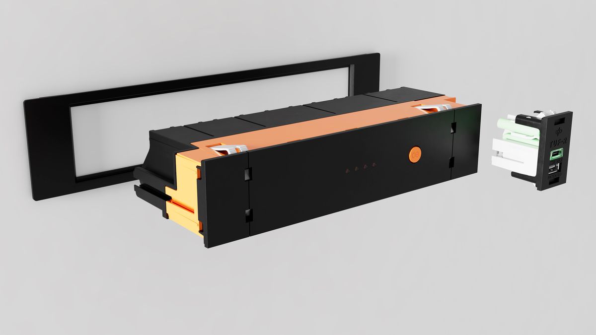 LIBERTY USB Charger QF05 TUF-R/HP avec USB-A/C 12/60W noir