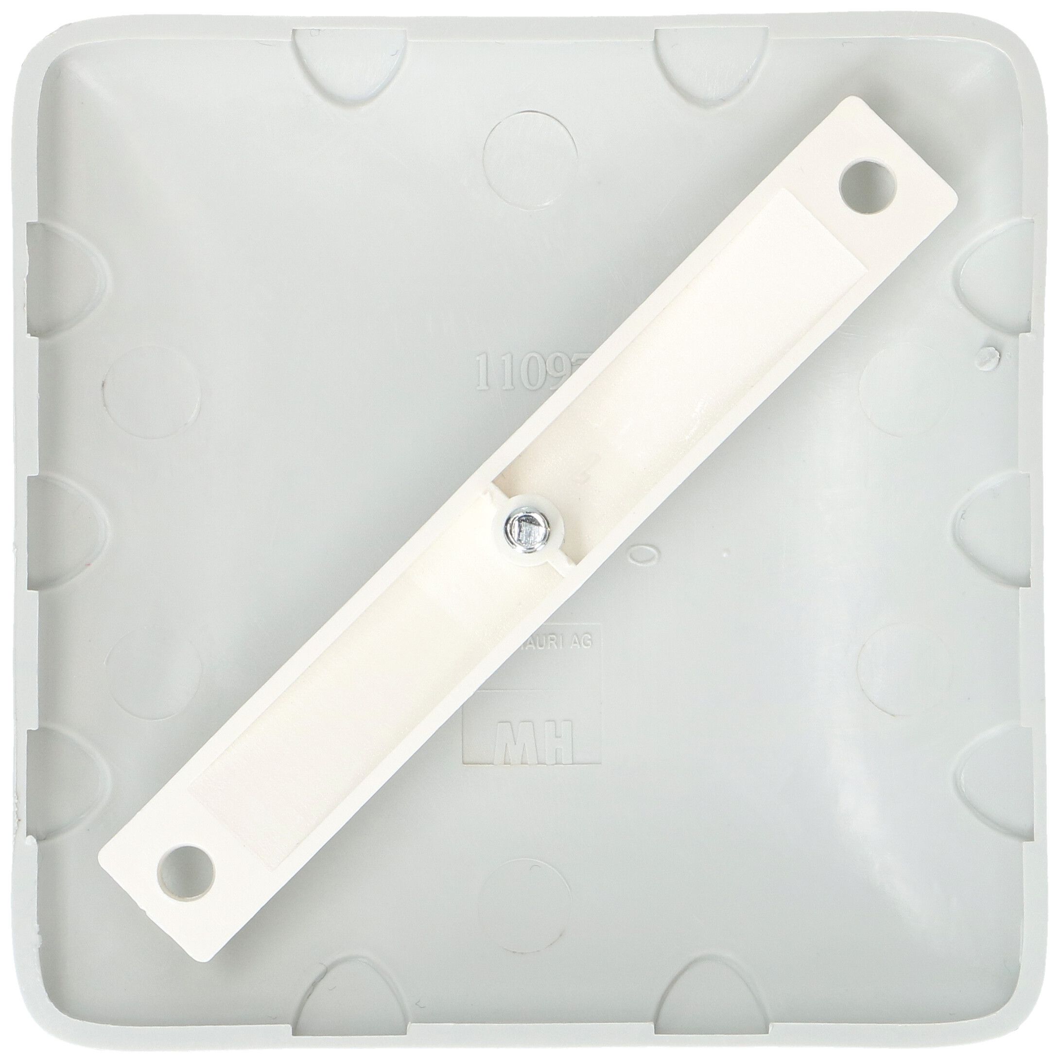 rosetta a soffitto quadrato barra grigio luce