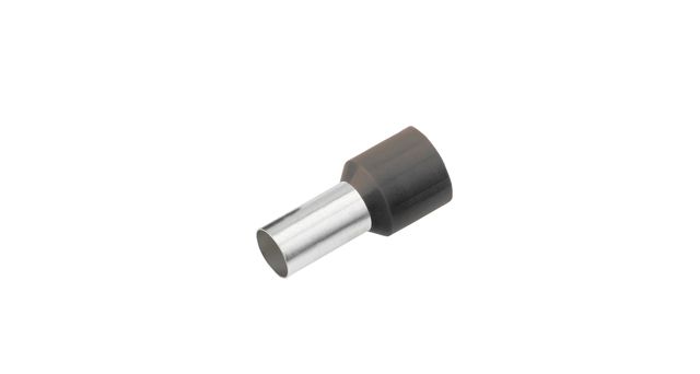 Cosse tubu. à sertir iso. 1.5mm²/18mm noir DIN 46228 sans L2 18