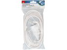 Rallonge TD H05VV-F3G1.0 3m blanc BS type 12 / type 13