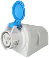 prise murale CEE 2P+E 230V/16A bleu IP44