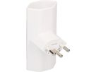 multi adaptateur 2x type 13 3 pôles blanc