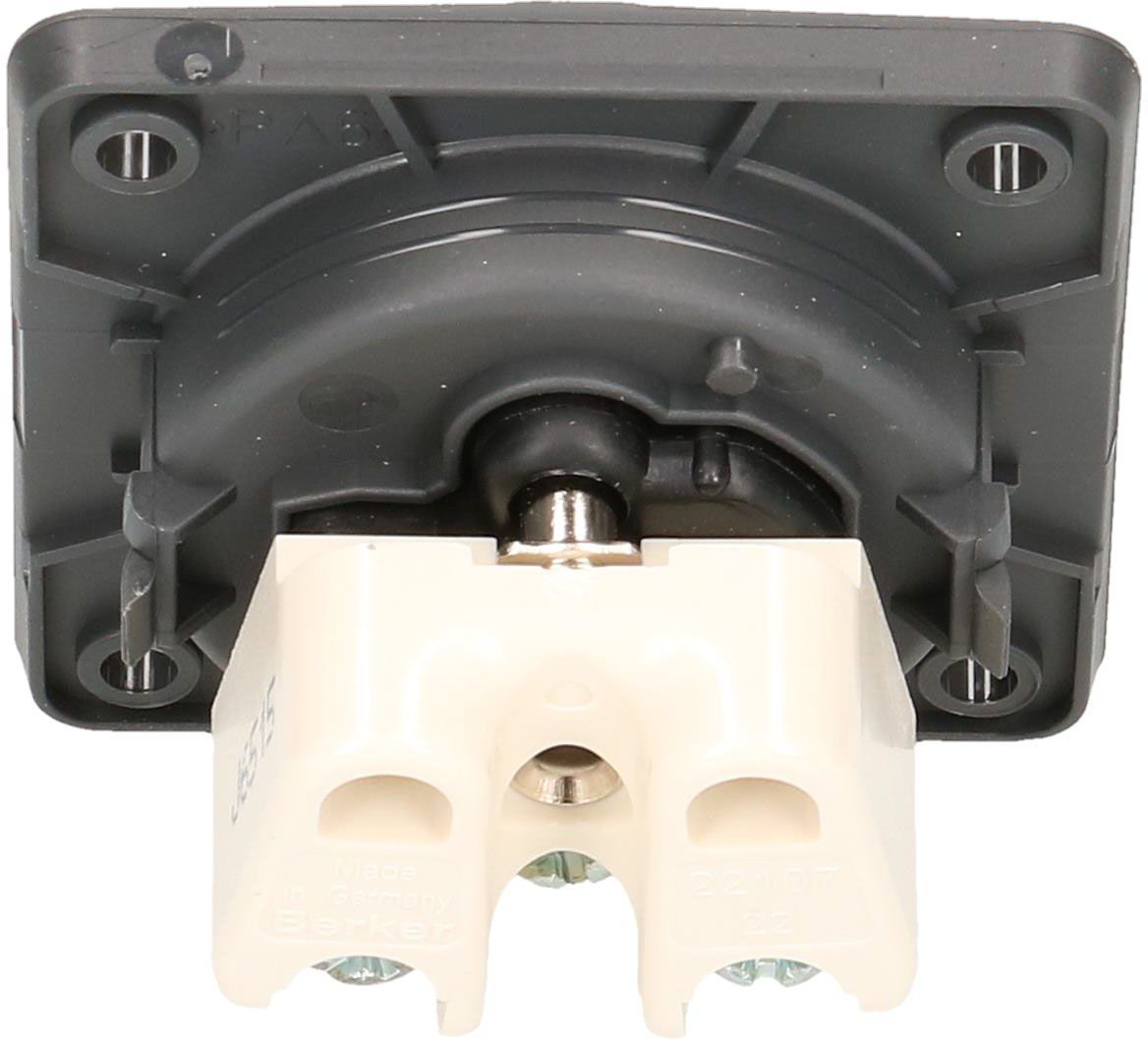 prise 1x type E appareil + plaque frontale BS Berker Integro ant.