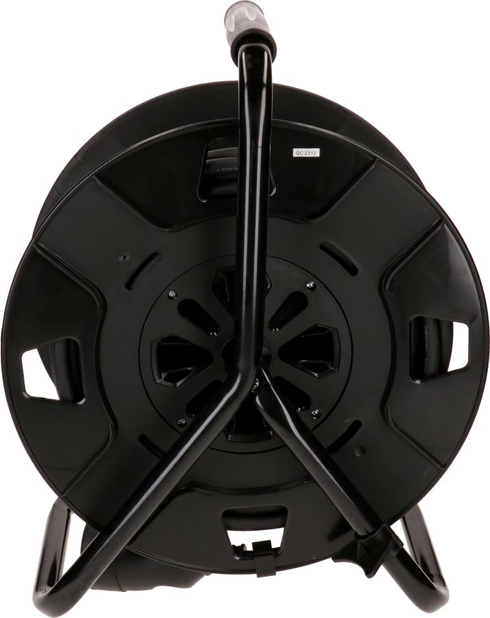 enrouleur de câble de jardin IP55 1x type 13 33m noir