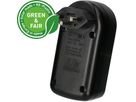 multi adaptateur ADAPT 2x type 13 noir rotatif interr. Green+Fair