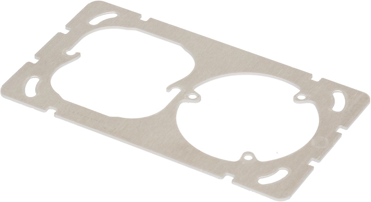 Plaque de fixation ta.1x2 avec fixation en 3 points EdizioDue