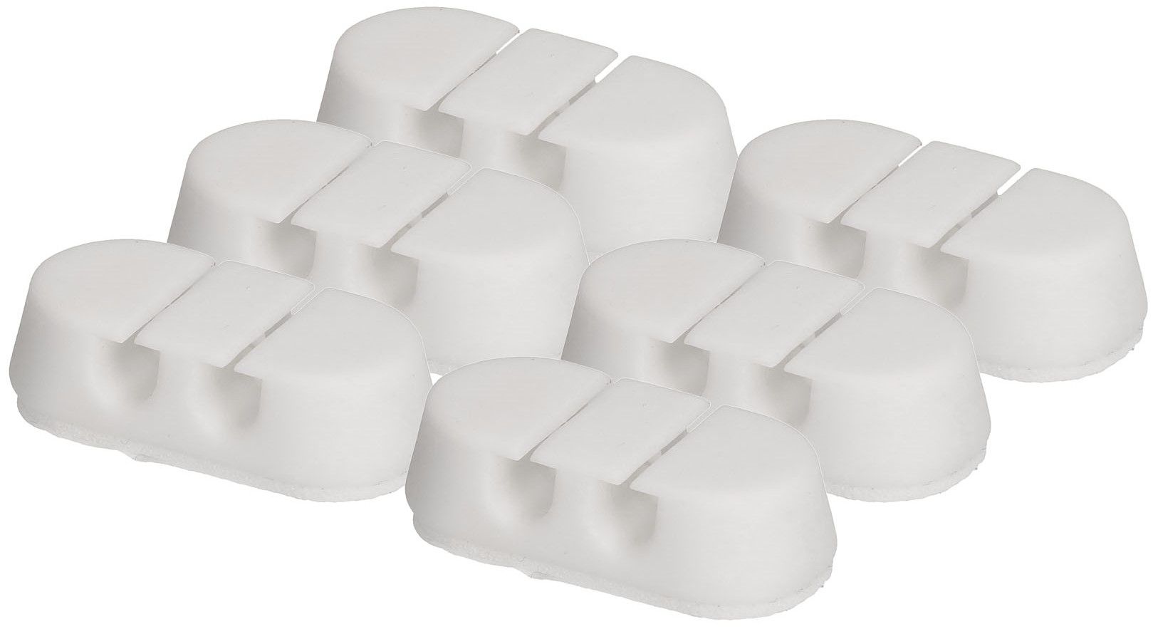 DOUBLE STOP Set 6x blanc