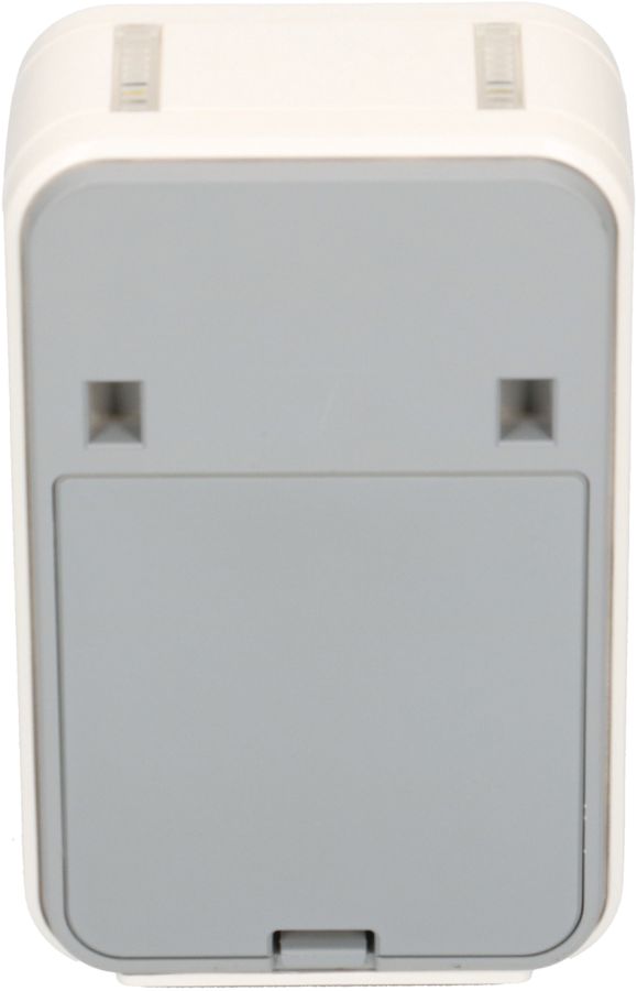 Gong-Kit drahtlos RW=150m weiss LED-Blitz