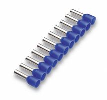 Cosse tubu. à sertir iso.0.75mm²/8mm bleu étamé cuivre électroly.