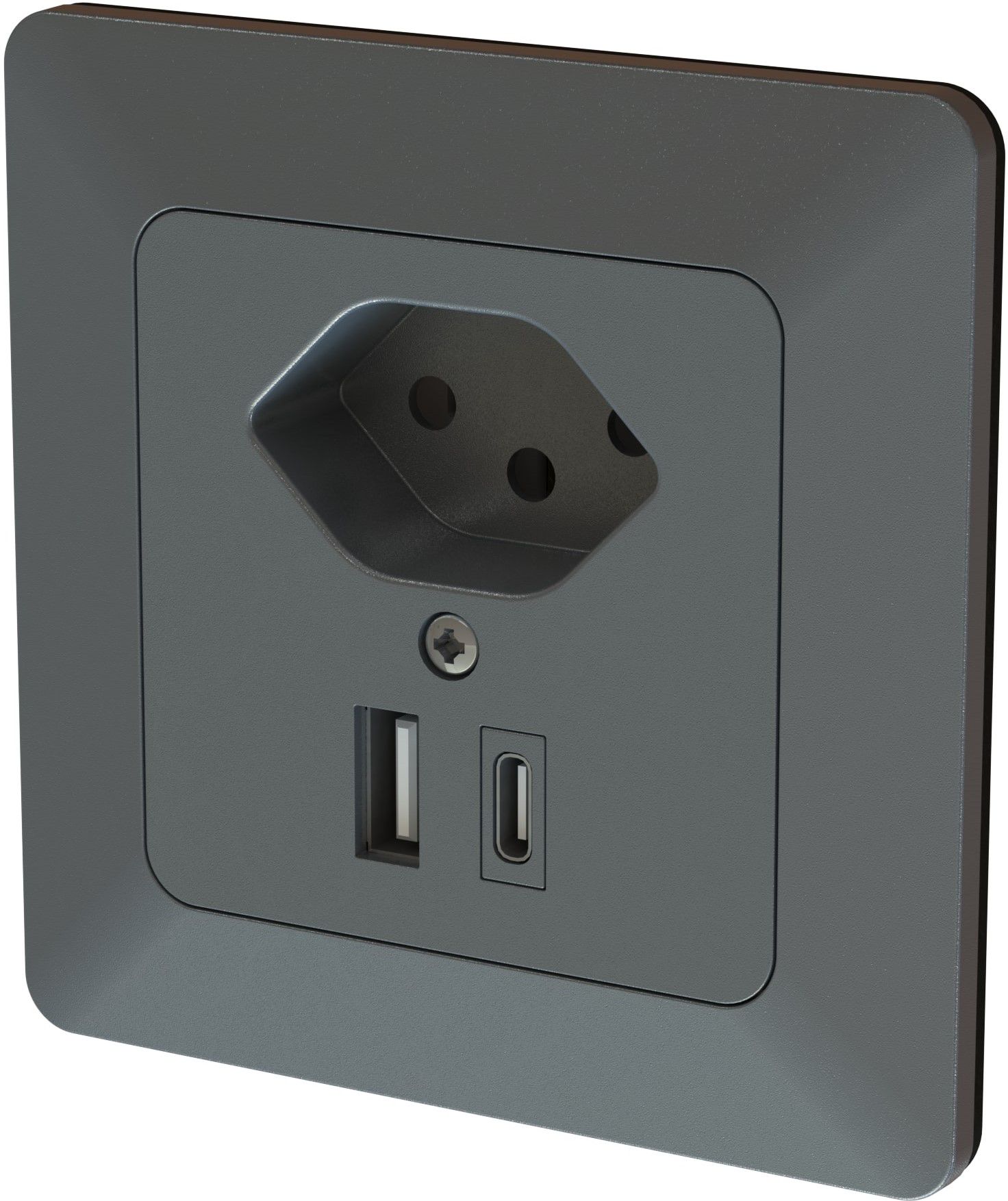 Kleinkombi Typ 13 / USB-A+C 18W UP priamos anthrazit