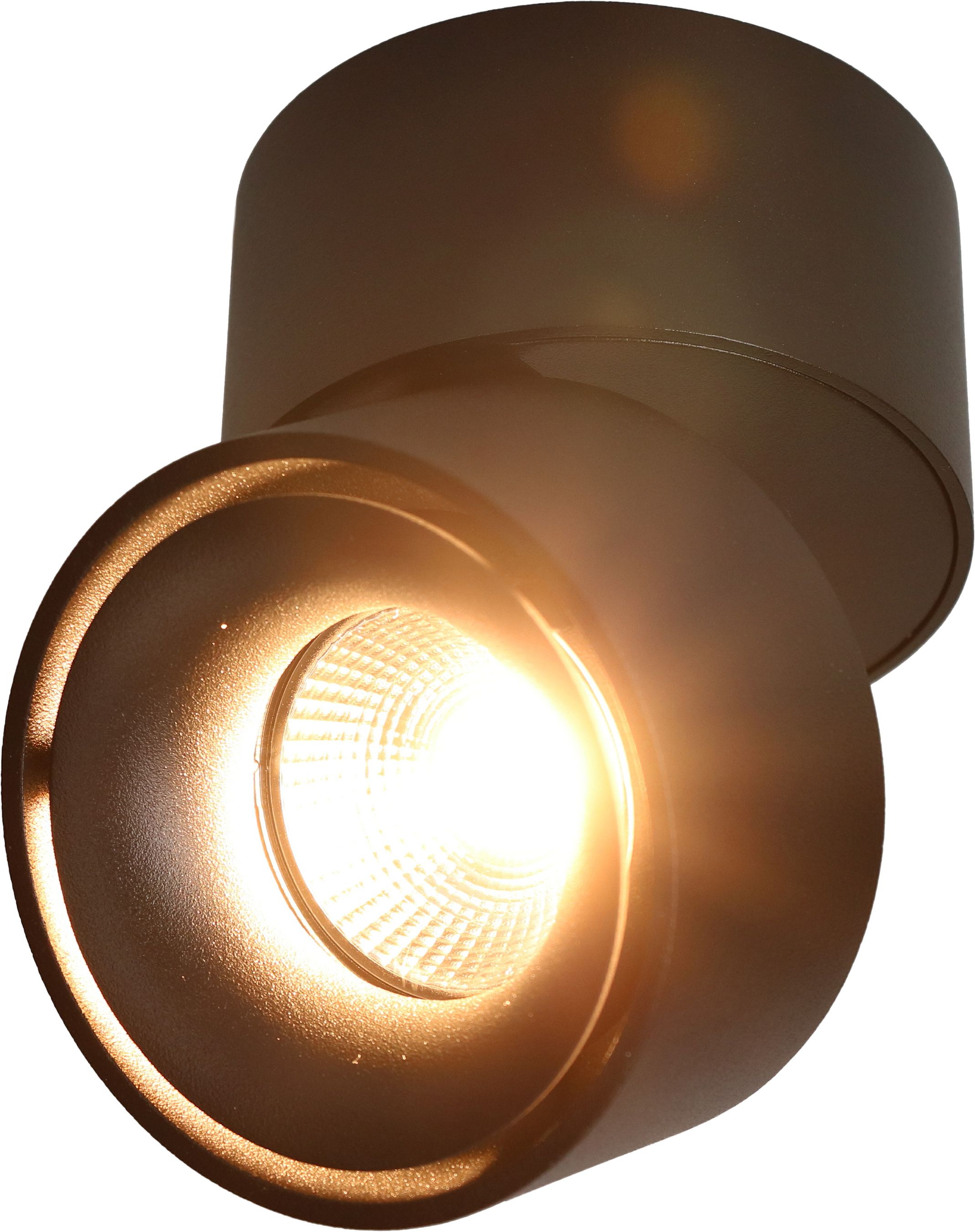 LED plafonnier SHINE mat noir 3000K 760lm 36°