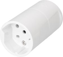 prise TH type 15 5 pôles blanc