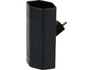 multi adaptateur 2x type 13 3 pôles noir