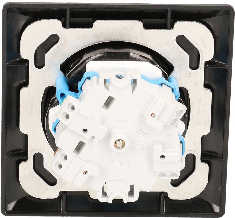 presa 3x tipo 13 dim.1x1 INC BS Kallysto nero