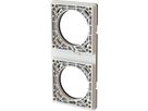 Befestigungsrahmen Gr.1x2/2x1 UP exo IP55 weiss