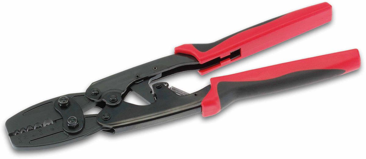 Pince à sertir à mandrin 0.75-16mm² démultiplié à levier blocage