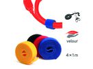 rouleau de velcro double face 4x1m mélangé