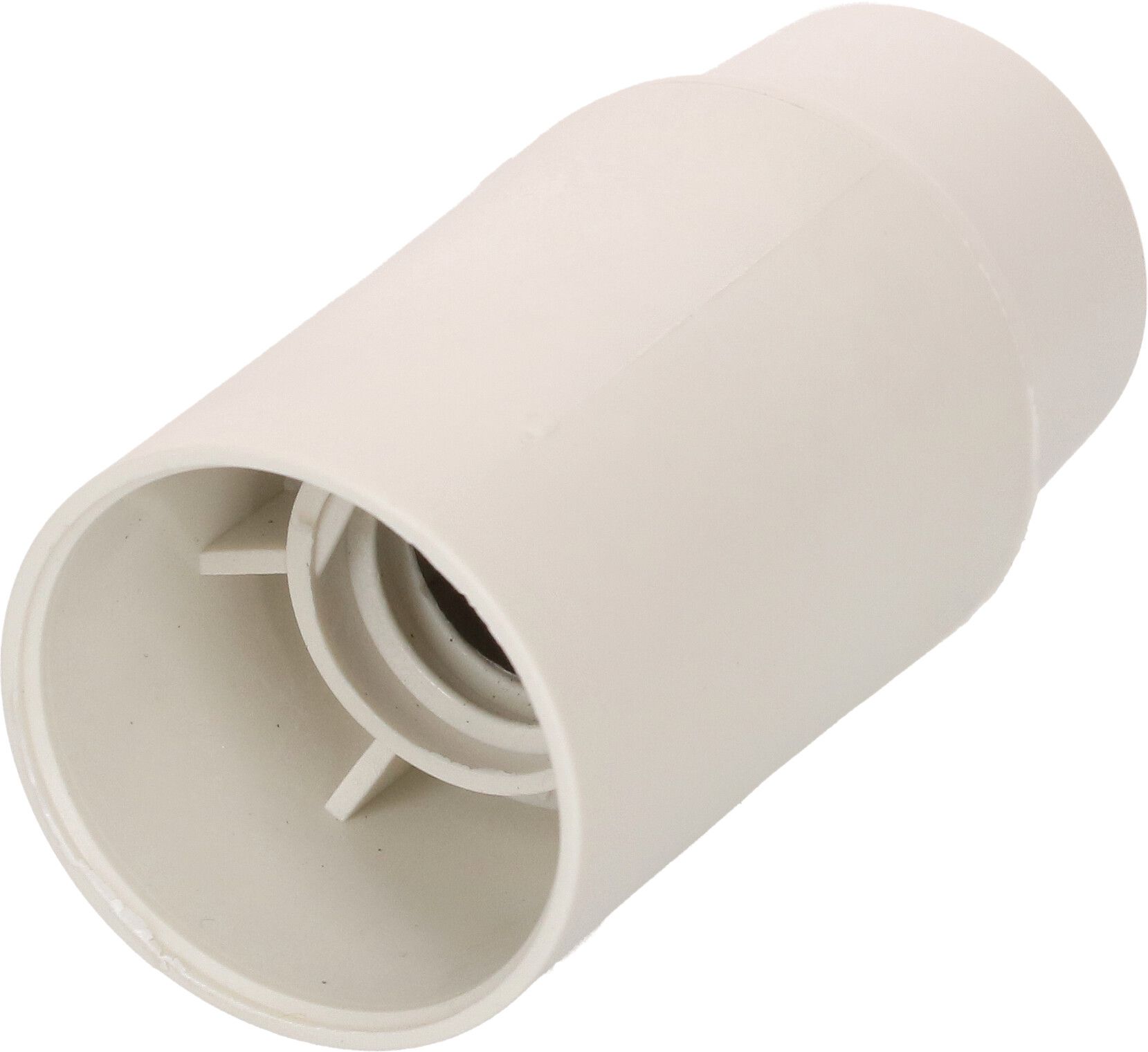 douille E14 manteau lisse M10x1 blanc