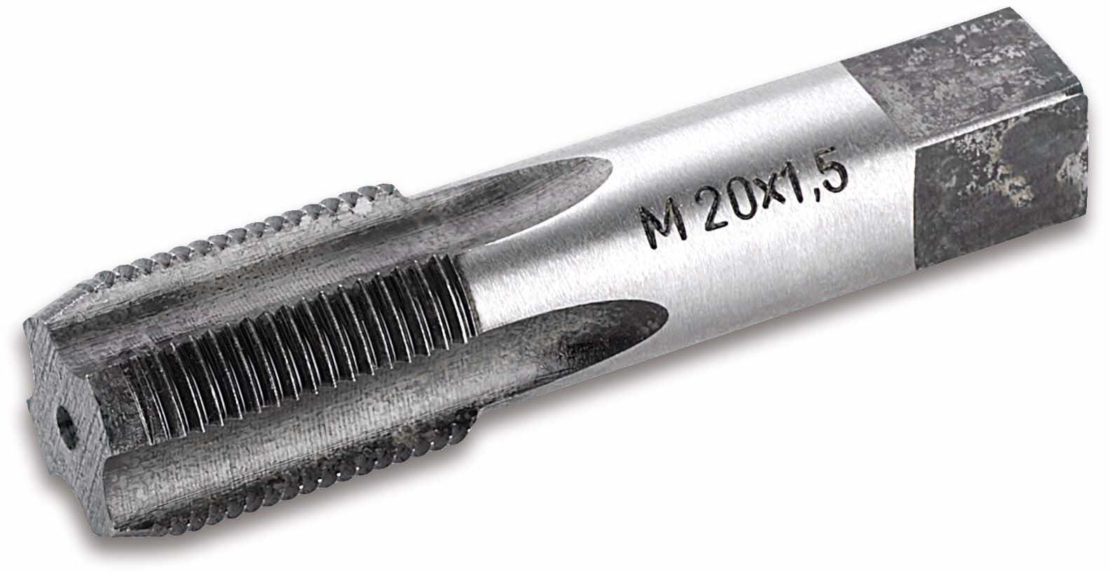 Taraud M20x1.5 longueur totale 80mm longueur de filetage 28mm