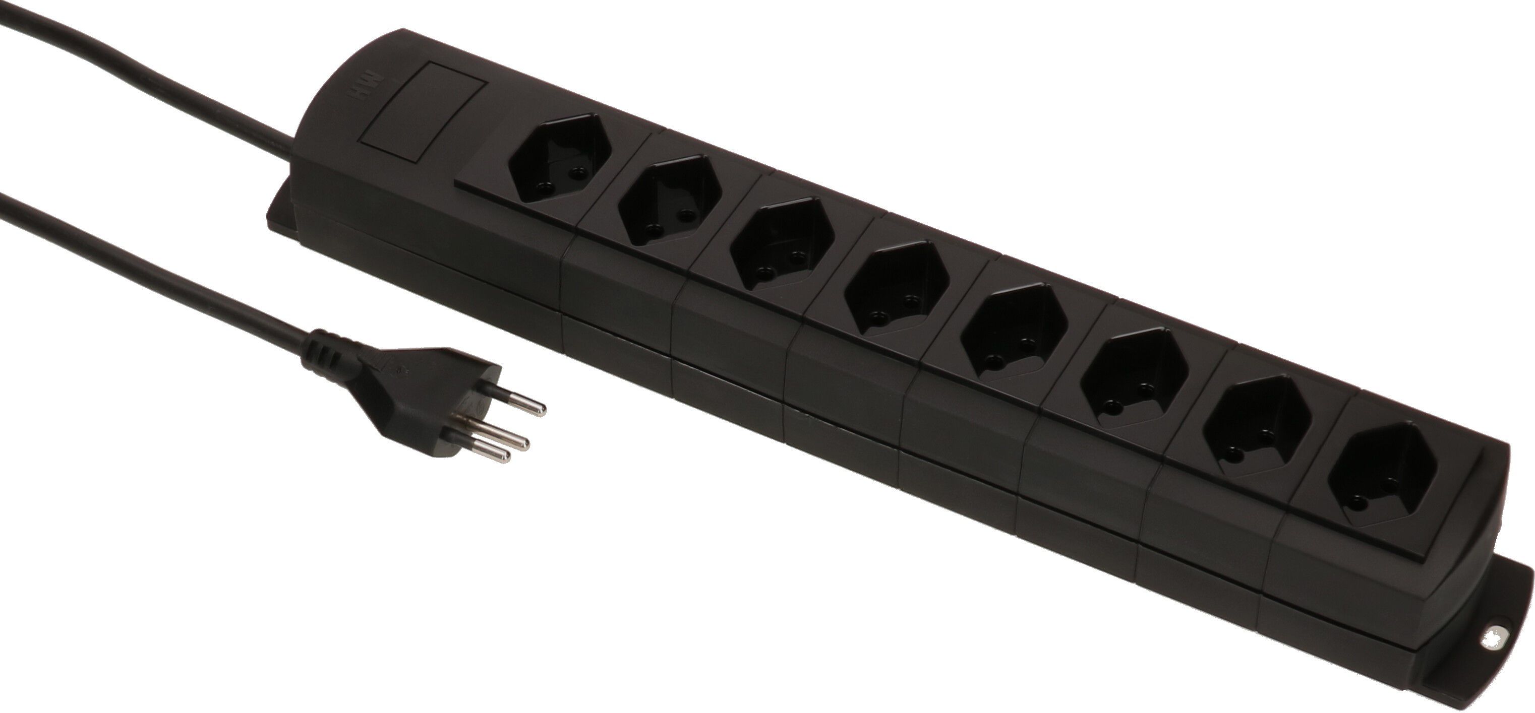 multiprise Prime Line 8x type 13 noir 5m