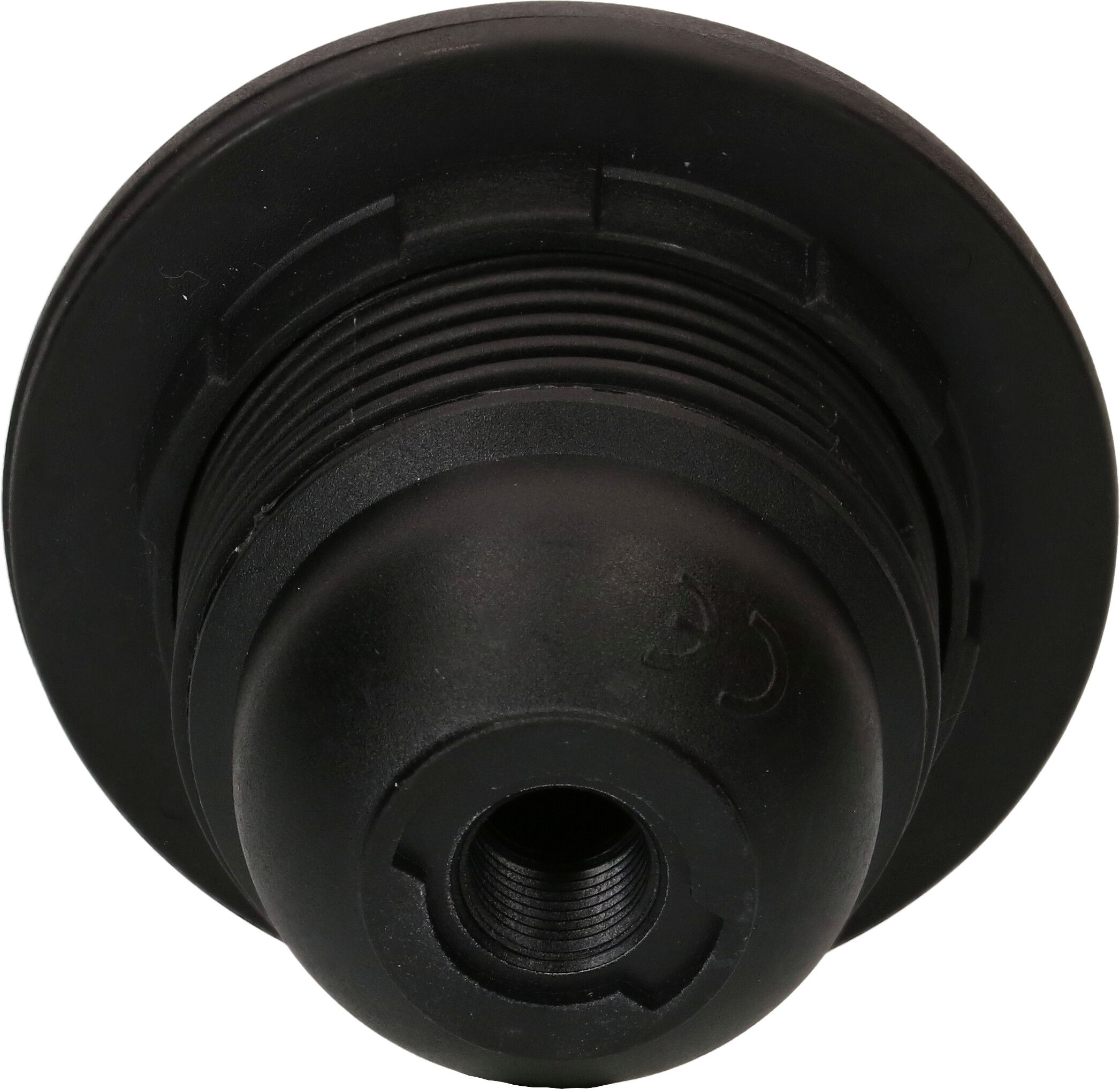 douille E27 à vis avec 2 anneaux M10x1 noir