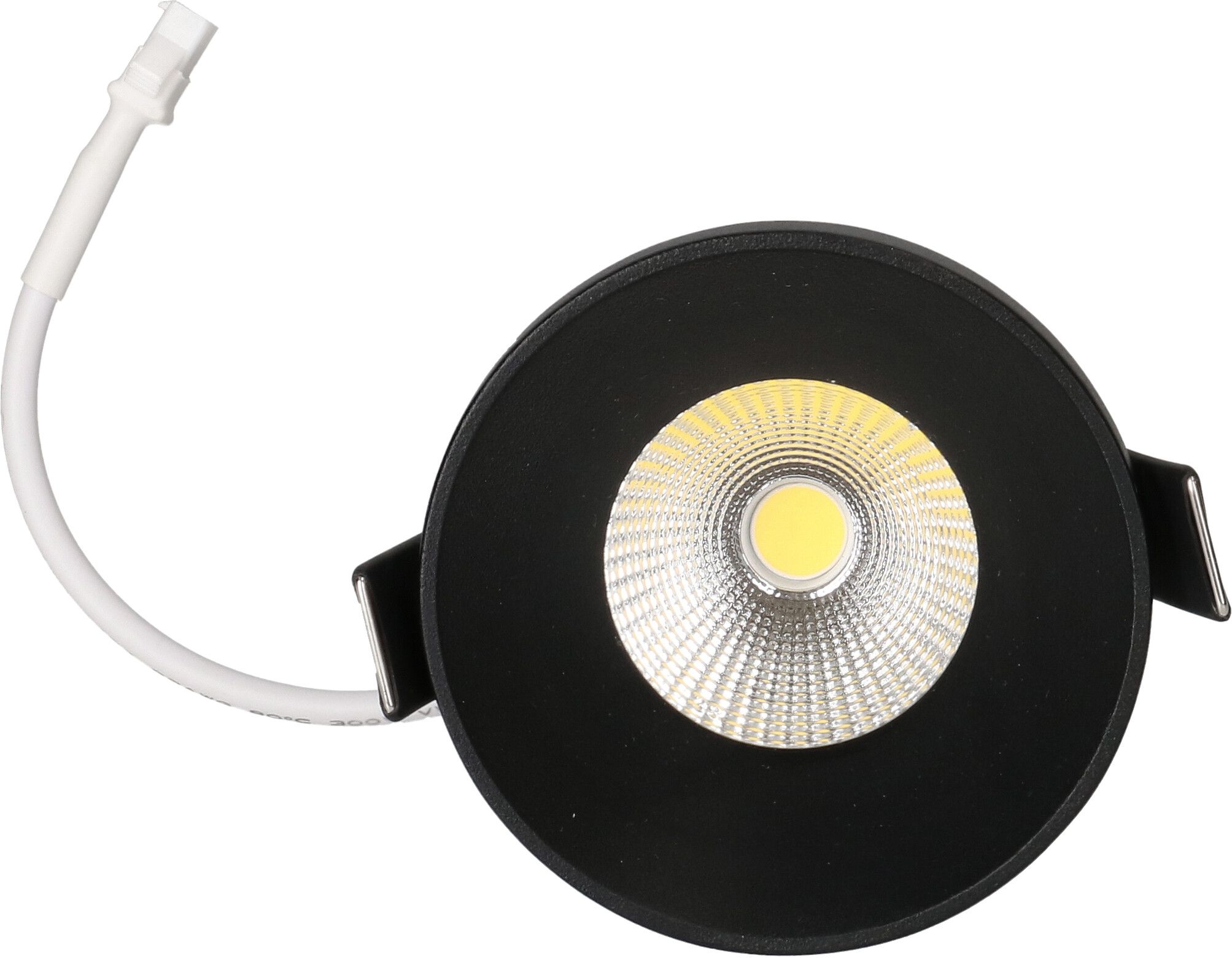LED-Einbauspot ATMA Ø68 schwarz 3000K 660lm 32°