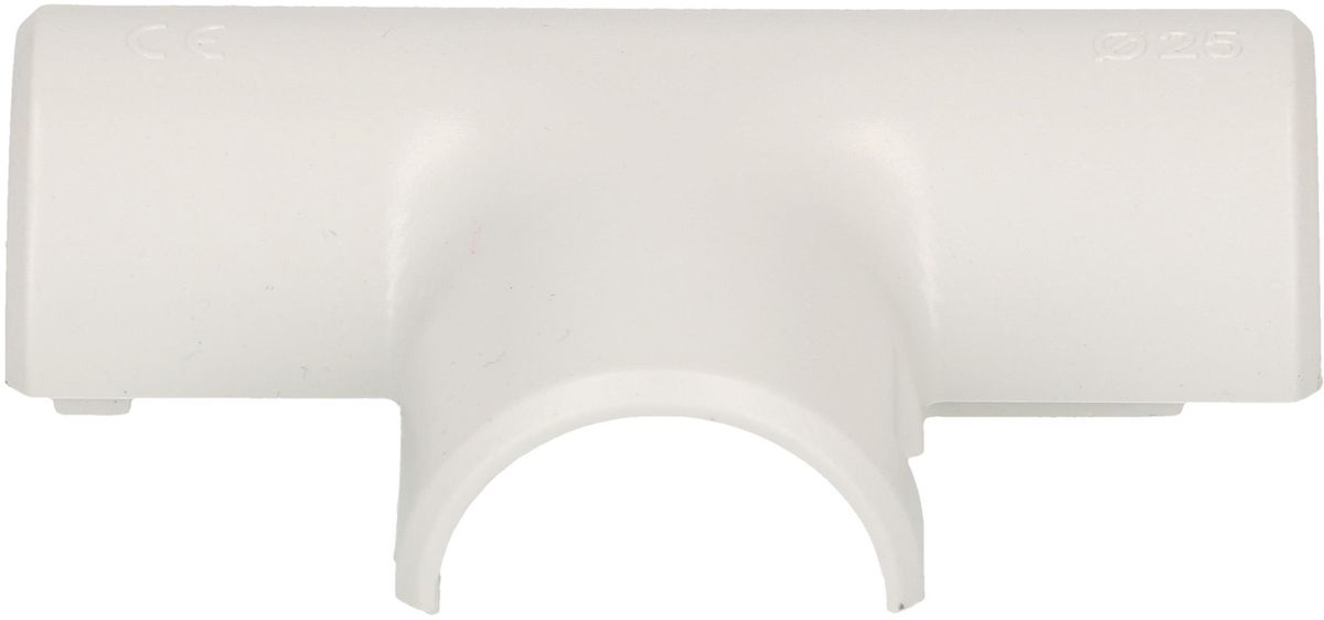 KIR-T-Stück M25 2-teilig grau