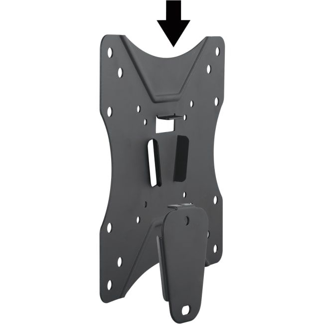 support TV mural TILT 1 noir jusqu'à 25kg inclinable