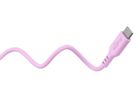 câble de recharge USB-C silicone 1.5m rose
