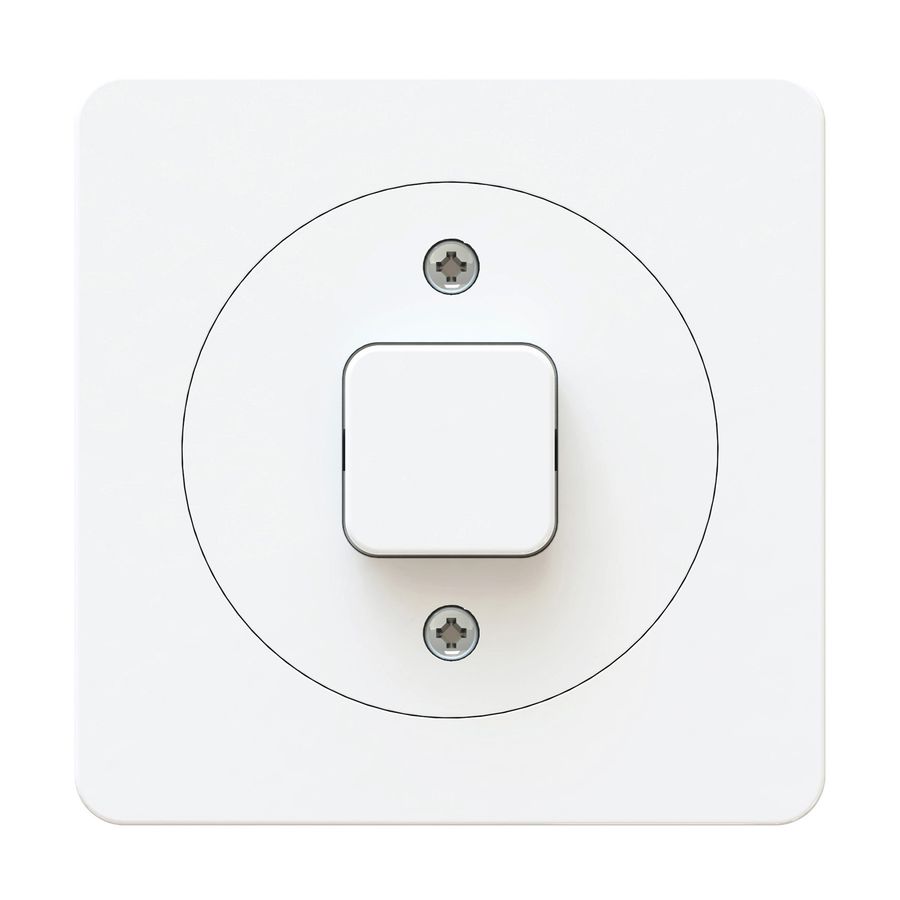 bouton-poussoir NO/NF ENC maxONE blanc
