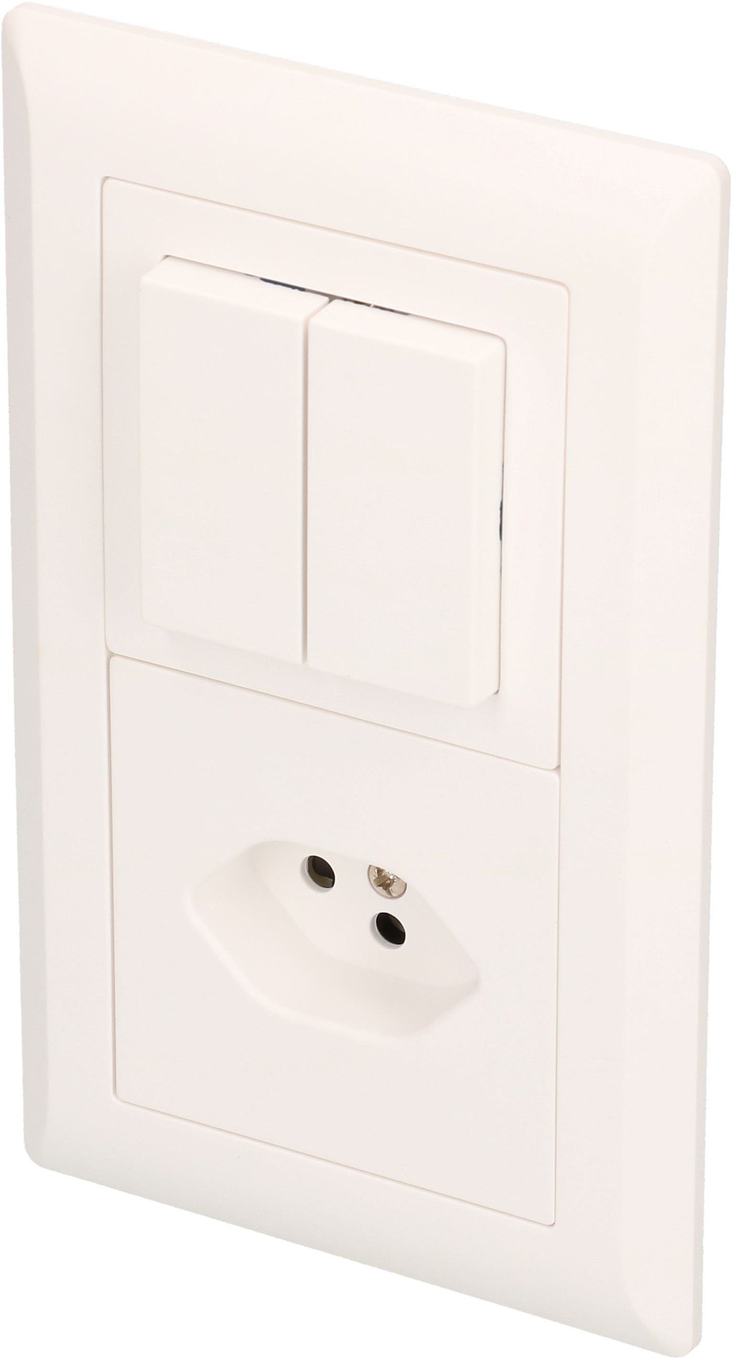 combinazione schema 3+3 / tipo 13 dim.2x1 INC Kallysto bianco