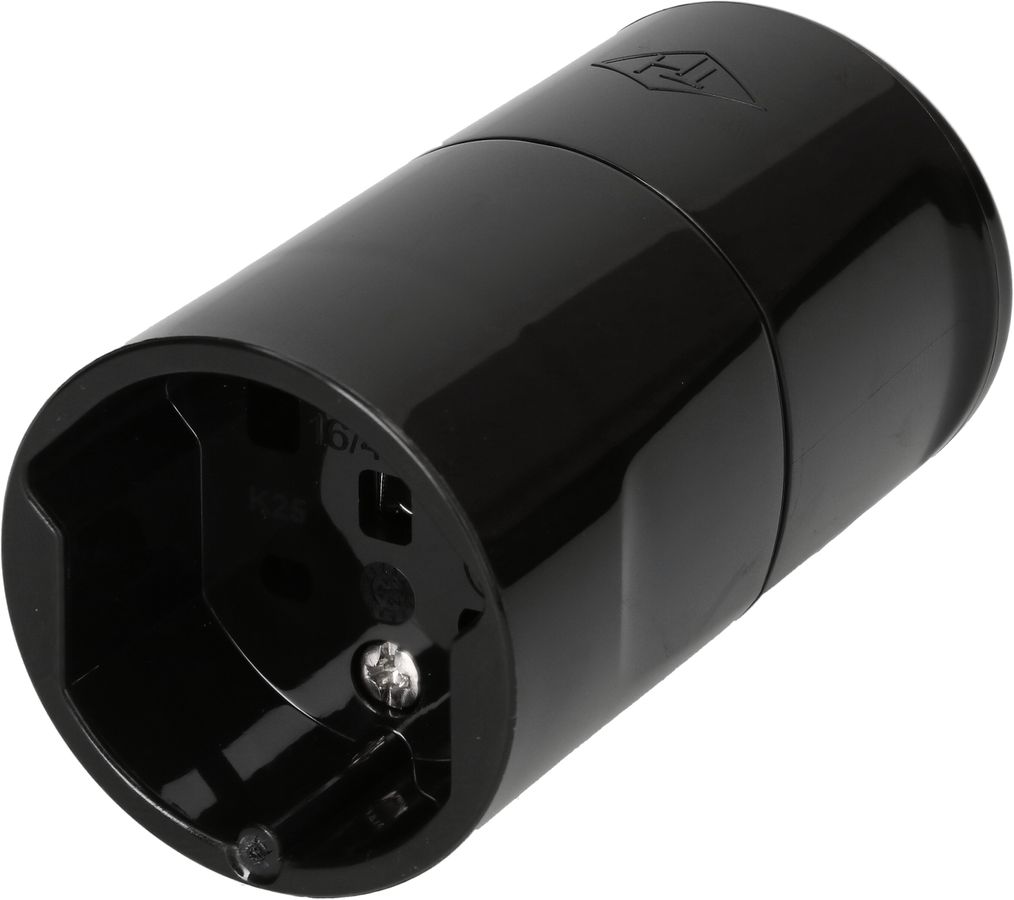 prise TH type 25 5 pôles noir