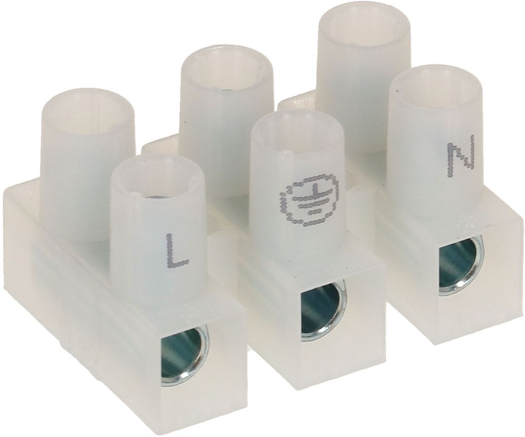 Barette de bornes EKL 2E, 6.0mm2, transparent