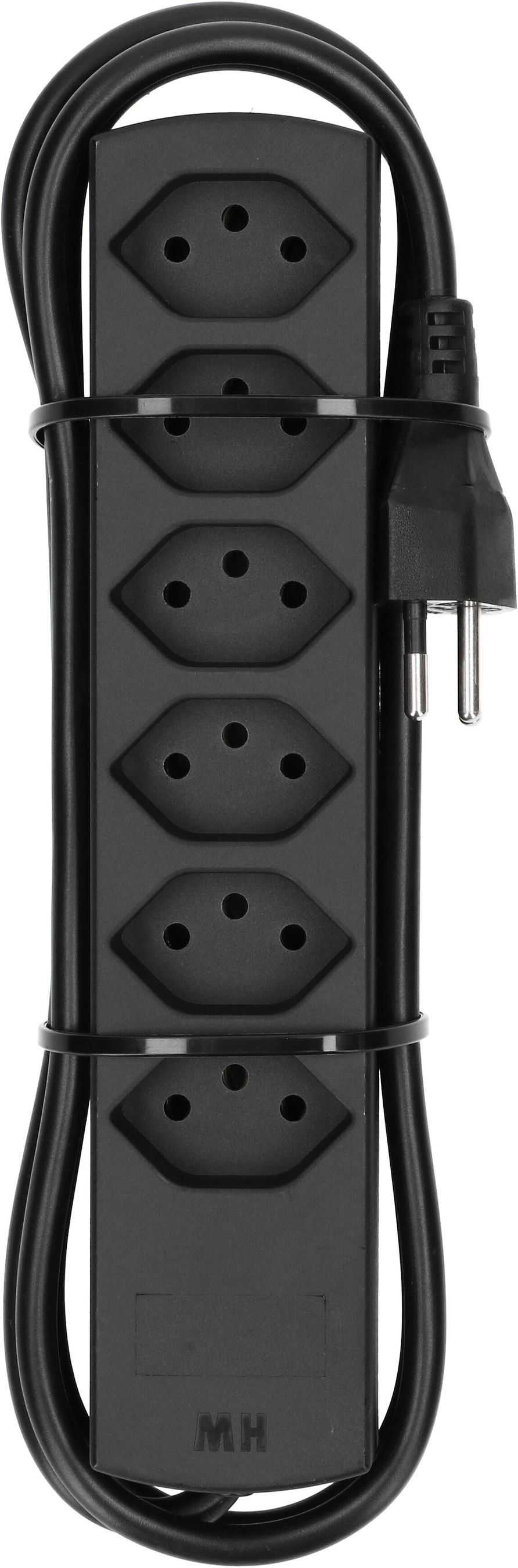 multiprise Safety Line 6x type 13 noir aimant 1.5m