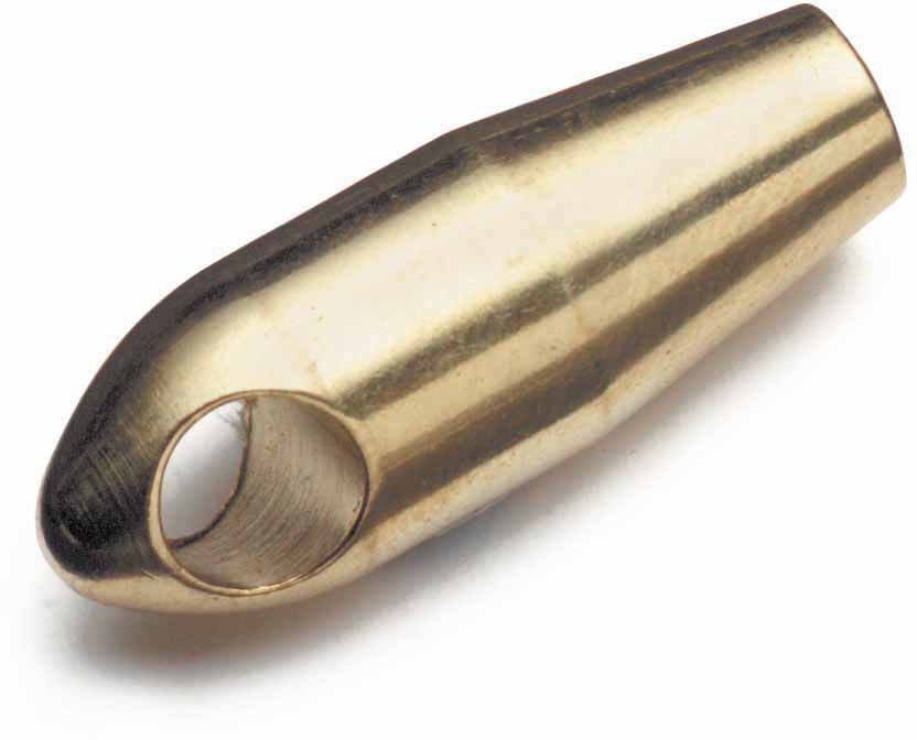 Ampoule initiale filetage inté. M5 anneau de trac. 6mm laiton