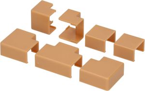 Raccords de goulotte 16x10mm chêne assorti 7 pcs.