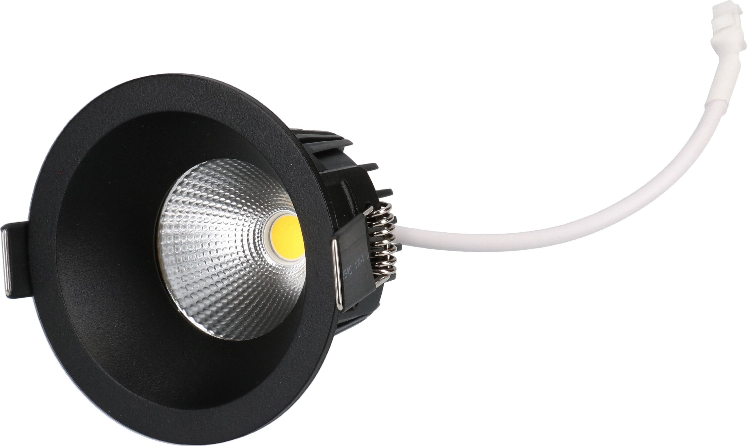 spot encastré à LED ATMO Ø68 noir 3000K 700lm 36°