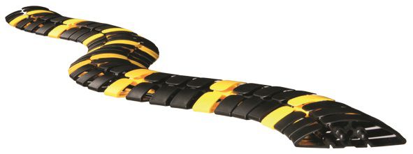 serpentine de câble Pro 90 1.00m secure (noir/jaune)