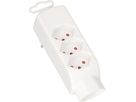 multi adaptateur Safety Line 4x type 13 3-pôles blanc rotatif