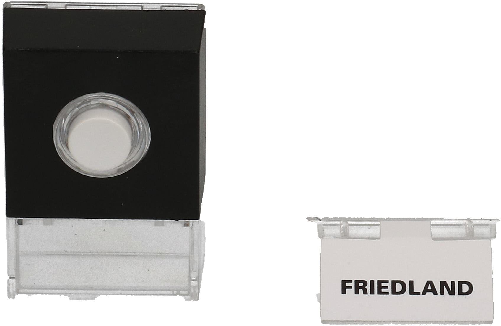 Bouton-poussoir Pushlite noir lumineux