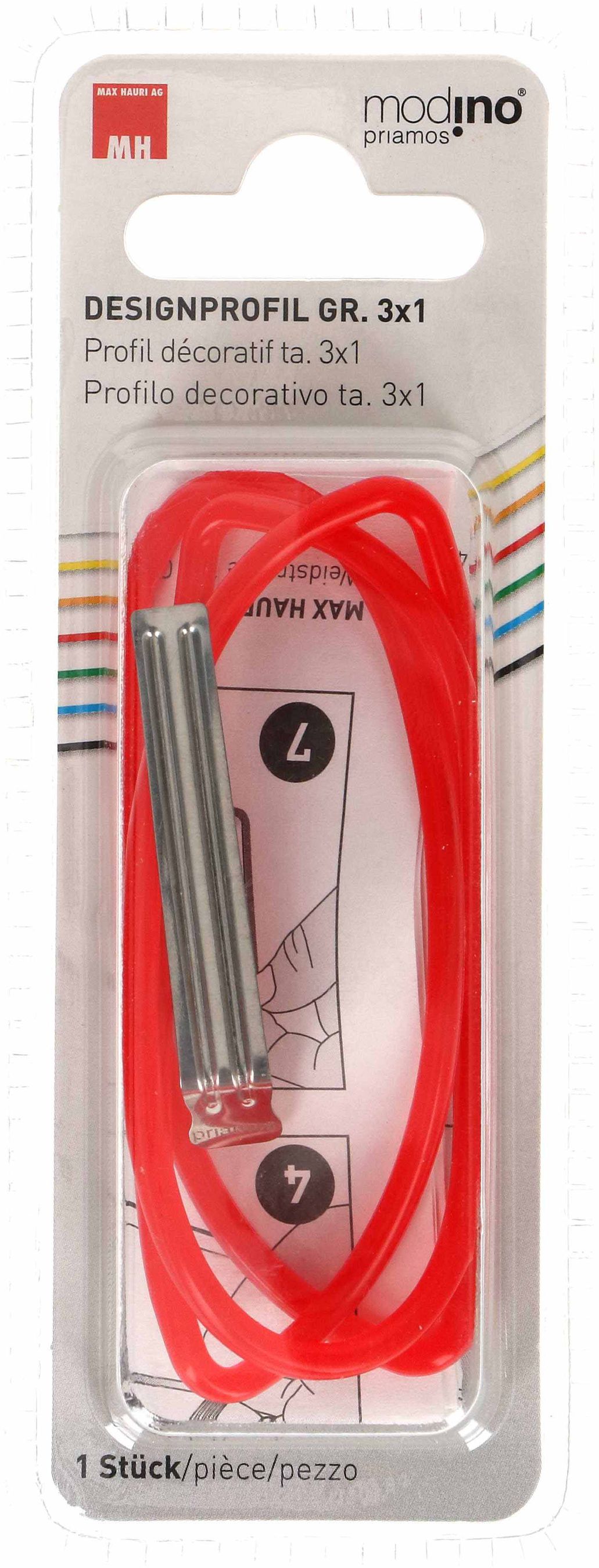 profilo decorativo dim.3x1 priamos rosso