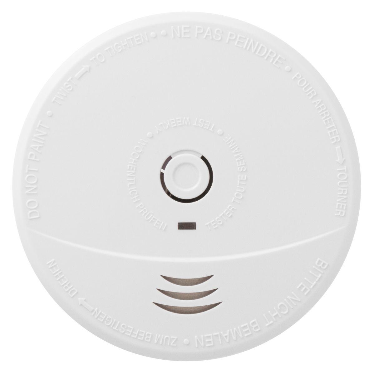 détecteur de fumée EVA033534 avec pile longue durée 5 ans blanc
