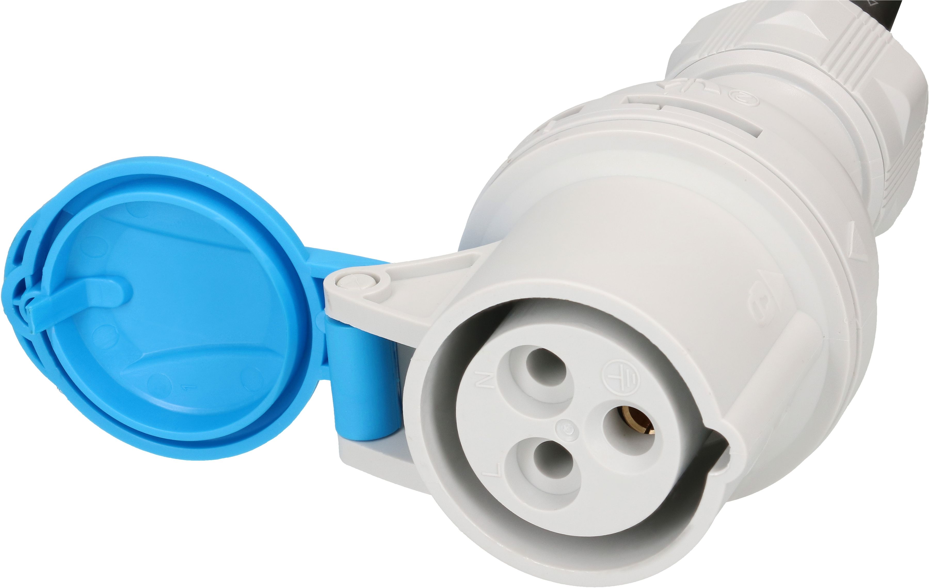 rallonge CEE +FI interrupteur intermédiaire de protection 3m IP44